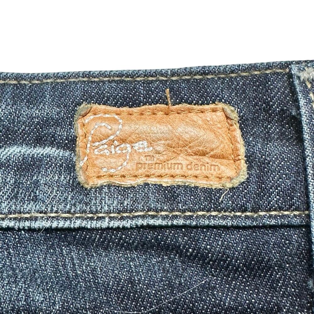 Paige | Women | Laurel Canyon Indigo Mid Rise Kick Flare Denim Jeans | Size 29 - Picture 12 of 13